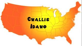 How to Say or Pronounce USA Cities — Challis Idaho [upl. by Shem168]