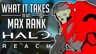 What It Takes to Get Max Rank in Halo Reach Inheritor [upl. by Anallij63]