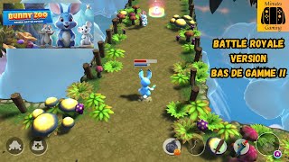 Minutes Gaming quotBunny Zoo  Animal Battle Royalequot sur Nintendo Switch [upl. by Ainitsirk]