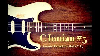 C Major Ionian 5 Groove Backing Track [upl. by Katine]