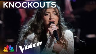 Nini Iris Showstopping Performance of Radioheads quotKarma Policequot  The Voice Knockouts  NBC [upl. by Salter642]