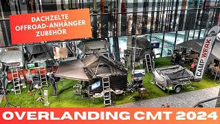 CMT 2024 Dachzelte und Offroadanhänger auf der Messe in Stuttgart [upl. by Aleac]