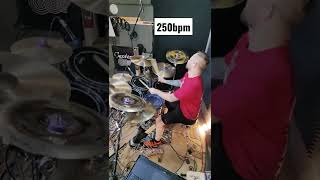 250 BPM extreme drumming [upl. by Suzy290]