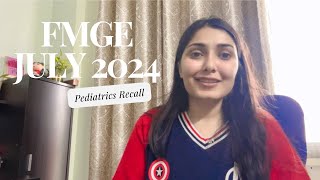 FMGE July 2024 Pediatrics recall by Dr Divya Madan [upl. by Radmen176]