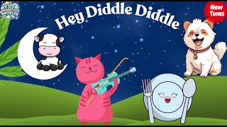 Hey Diddle Diddle  Nursery Rhyme SingAlong for Kids  Latest New Tunes  Baby Toddler Song [upl. by Irah]