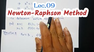 Newton raphson method  Numerical methods [upl. by Dilisio336]