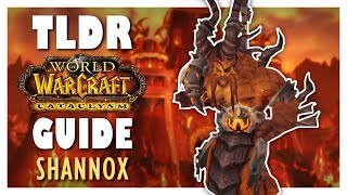 TLDR SHANNOX Normal  Heroic Guide  Firelands Raid Guide  Cataclysm Classic [upl. by Aiyt]