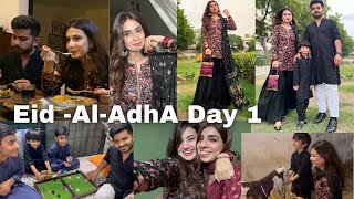 EID AlADHA 😍 Eid Day 1 with my InLaws Family ❤️  SidraMehran Vlogs [upl. by Efal]