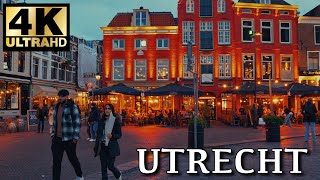 Netherlands Utrecht 🇳🇱 At night  October 2023  4K [upl. by Diet]