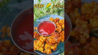 CORN FRITTERS RECIPE🌽cornvairal homemade short recipe 28 September 2024 [upl. by Eicyac499]