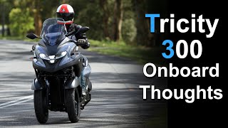 2020 Yamaha Tricity 300  Onboard amp Ride Thoughts [upl. by Alidia]