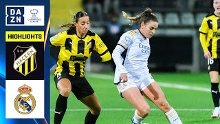 HIGHLIGHTS  BK Häcken vs Real Madrid UEFA Womens Champions League 202324 Matchday 2 [upl. by Masao379]