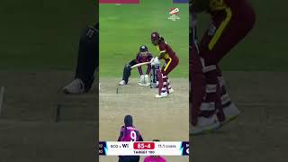 The West Indies were at their bighitting best against Scotland 💥 T20WorldCup WhateverItTakes [upl. by Annaeg681]