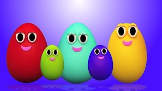 Überraschung Eier Finger Familie  FingerFamilienlied  Finger Family Song  Surprise Eggs Song [upl. by Emili]