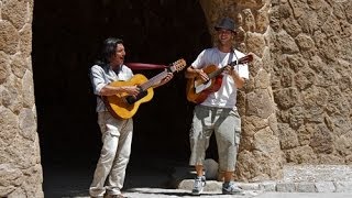 Барселона Музыка парка Гуэль Barcelona Music Park Guell [upl. by Gittel]