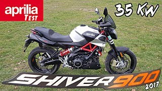 quotTestquot Vtwin 900cc bridée à 475ch 🤔 quotAprilia Shiver 900quot [upl. by Eilama]