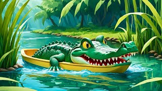 Row Row Row Your Boat  Nursery Rhymes  Kids Songs  Fun and Learning [upl. by Mafala]