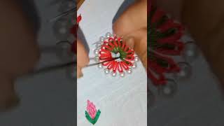 Awesome embroidery designs 🪡🪡 needlework handembroiderydesign newarrivals viralvideo design [upl. by Otte868]