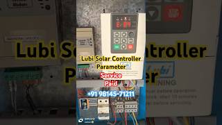 Lubi Solar Controller Parameter error 04 setting service paid 91 9814571211 [upl. by Krystle]