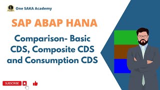 SAP ABAP HANA Comparison Basic CDS Composite CDS and Consumption CDS [upl. by Ayerim36]