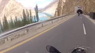 Motorcycle Ride on Karakoram Highway [upl. by Keary]