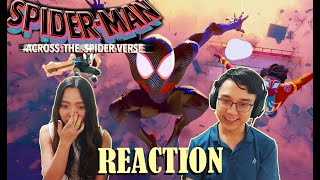 EMOTIONAL Across the SpiderVerse 2023  MOVIE REACTION  Sisters First Time Watching [upl. by Eerbua387]