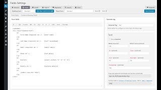 Booking Calendar Legacy Version  Booking admin panel  Configure booking form fields [upl. by Sada]