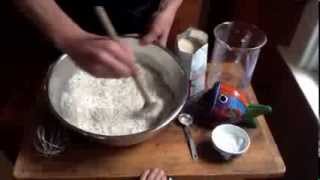 Mixing the Peasant Bread Dough Using Instant Yeast [upl. by Tabor]