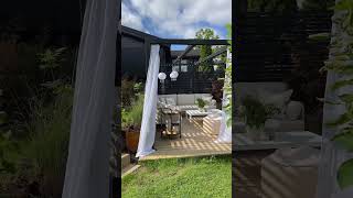 Se Linns stilfulde og hyggelige indretning af vores Cubic pergola ☀️ [upl. by Devan]