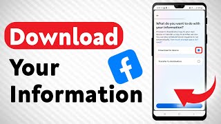 How To Download Your Information On Facebook  Full Guide [upl. by Wj]