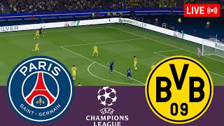 PSG vs Borussia Dortmund LIVE UEFA Champions League 2324 Full Match  Simulation Video Games [upl. by Manning290]