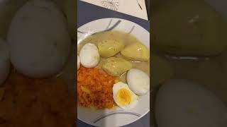 Senfeier 🥚mit frischen Kartoffeln 🥔 und DillSenfsoße und frischen Möhren Salat 🥕😊👨‍🍳❤️ [upl. by Tullusus337]