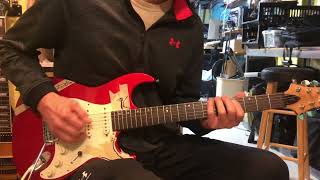 Greg Bennett MB1 Stratocaster rework demo [upl. by Hymie745]