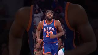 Mr LOBinson 💥 knicks shorts dominant dunk [upl. by Stanwinn]