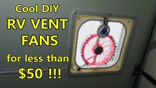 Cool DIY RV Vent Fans for Under 50 [upl. by Marella]