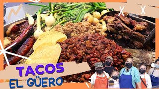 Tacos en los reyes  Tacos de SUADERO y TRIPA  Taqueria EL GÜERO [upl. by Ohnuj452]