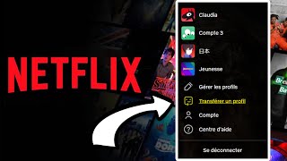 comment changer de profil netflix sur un autre compte [upl. by Campy]