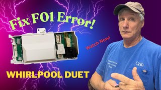 How to Fix the F01 Error on a Whirlpool Duet Dryer [upl. by Caspar]