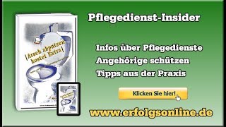 Pflege  Behinderten  Senioren Ratgeber  Pflegeberatung durch »Arsch abputzen kostet extra« [upl. by Noivax601]