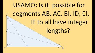 Can these segments all have integer lengths [upl. by Keare334]