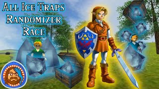 Ocarina of Time Randomizer Race But All Junk Checks Are Traps For Opponents [upl. by Emawk]