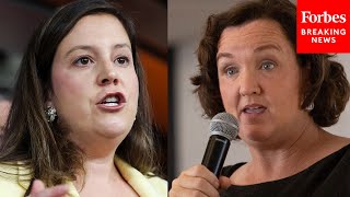 Thats A Tweet From Rep Stefanik Katie Porter Calls Out GOP Over Rhetoric On Border Security [upl. by Lorie]