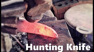 Making a hunting knife from scrap metal [upl. by Blainey824]