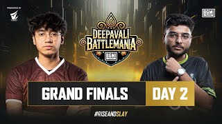 Deepavali BattleMania 2024  HINDI  Grand Finals D2  BGMI  Ft IQOO SouL Carnival 8Bit etc [upl. by Yenahs]