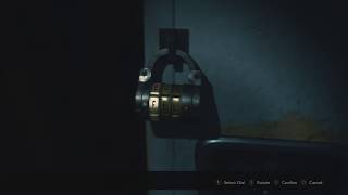 RESIDENT EVIL 2 3rd Floor Dial Lock Code [upl. by Ocsecnarf]