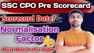 SSC CPO Scorecard Itna late kyu  Kab aaega Scorecard  SSC CPO Aspirants Must Watch ✅ [upl. by Beal602]