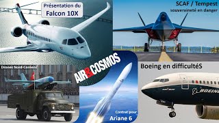 Falcon 10X Boeing en difficultés drones nordcoréens records des missiles US  Best of AirampCosmos [upl. by Eterg]