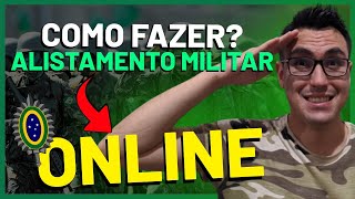 COMO FAZER ALISTAMENTO MILITAR ONLINE  COMO ACOMPANHAR CERTIFICADO DE ALISTAMENTO MILITAR [upl. by Bork]