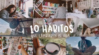 10 HÁBITOS QUE MEJORARON MI VIDA  organización productividad y amor propio 🌿 [upl. by Yrgoerg]