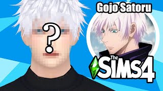 Create A Sim Gojo Satoru in Sims 4  CC LIST [upl. by Hoffer]